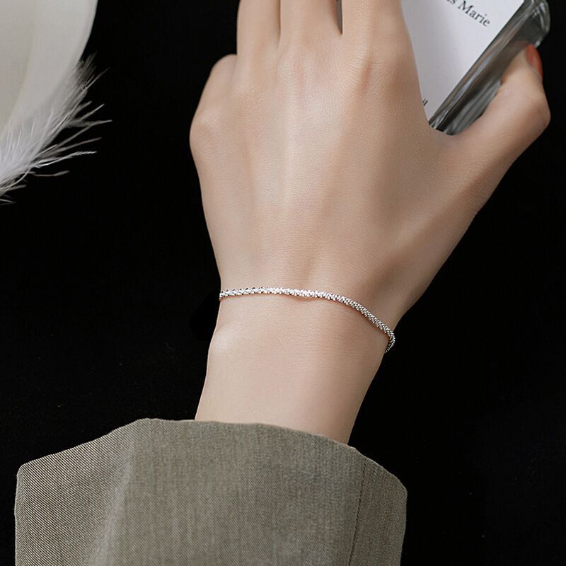 Bracelet Simple Starry Sparkling Bracelet Ins Niche Design Sense Net Red Cold Style Bracelet Female Bracelet