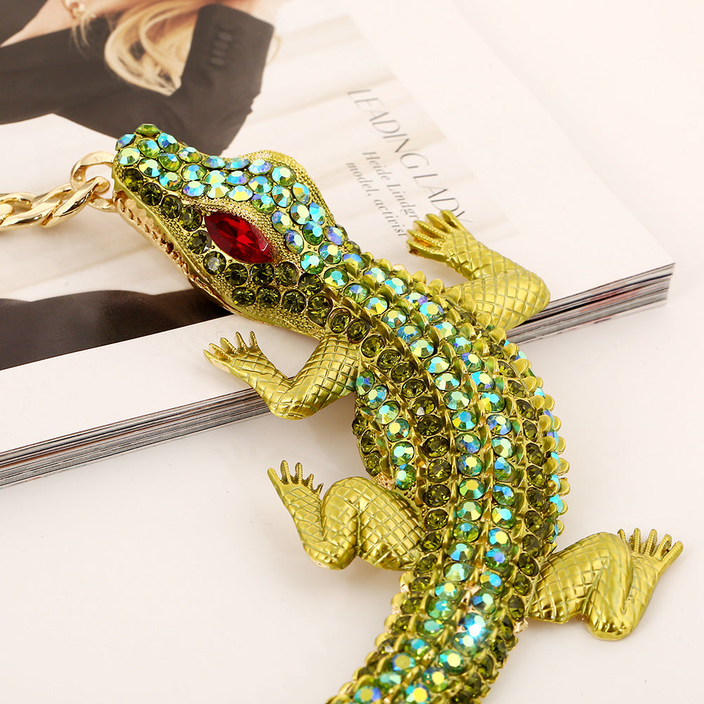 Fashion Accessories Exaggerated Necklace Diamonds Noble Crocodile Clavicle Chain Necklace
