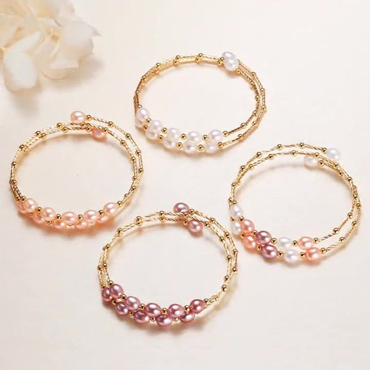 Jewelry Ethnic Style Bracelet Baroque Jewelry Freshwater Pearl Bracelet Female